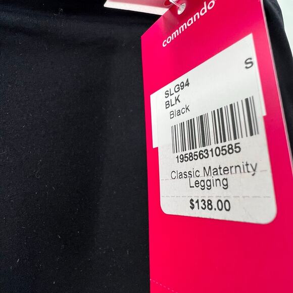 Commando Classic Maternity Leggings Compression Stretch Black Size Small NWT - Picture 8 of 8